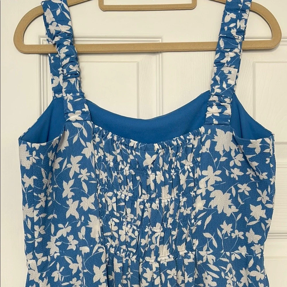52seven Blue and White Floral Sundress - Picture 7 of 8